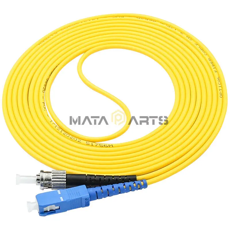 

SC UPC to ST UPC SM Single Mode 9/125 Fiber Patch Cord Simplex Fiber Cable 30M