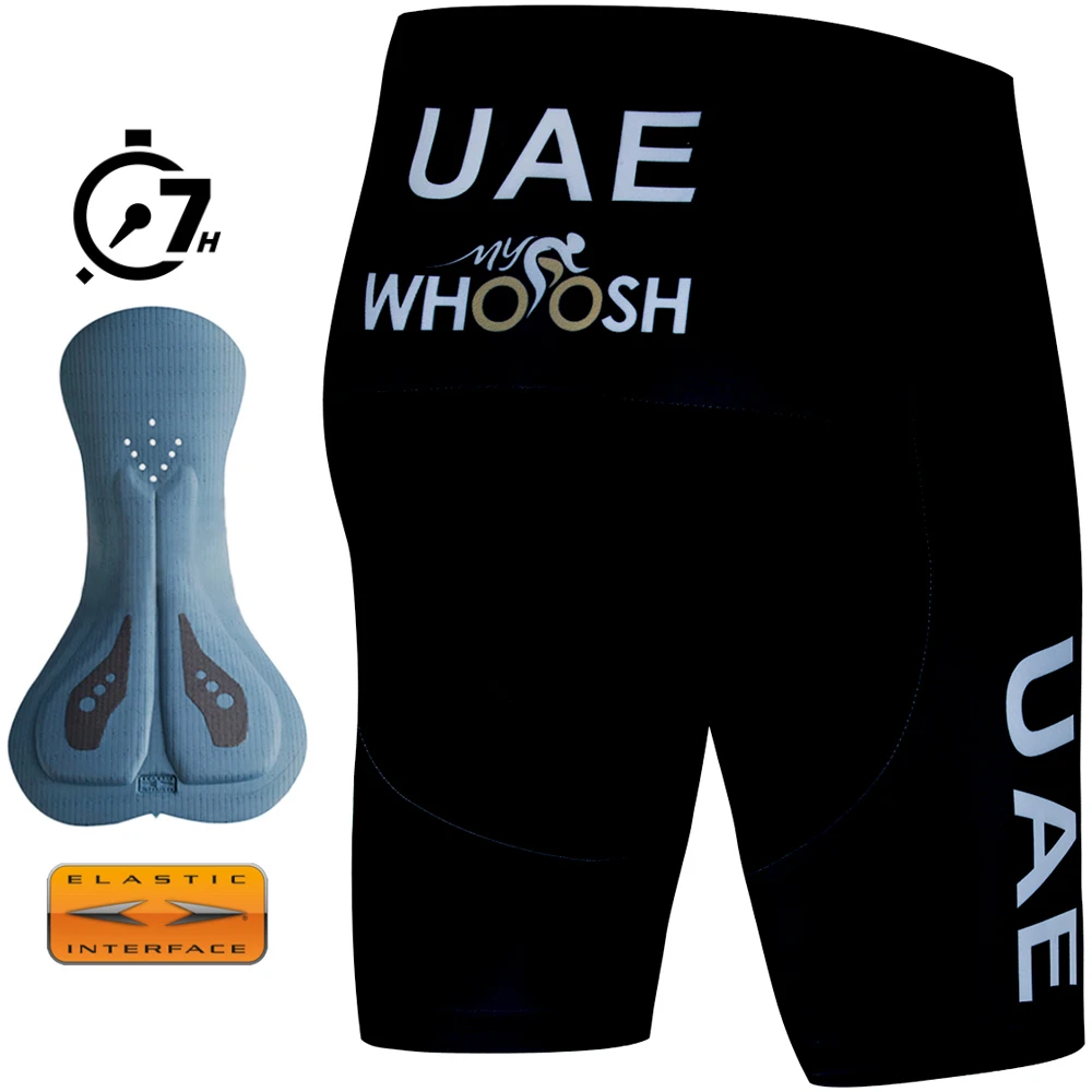 Cycling Bib Shorts UAE Men Outdoor Bike Elastic Interface Padded Riding Bib Tights MTB Bicycle Cycling Shorts Summer Quick Dry cycling bib shorts cycling shorts