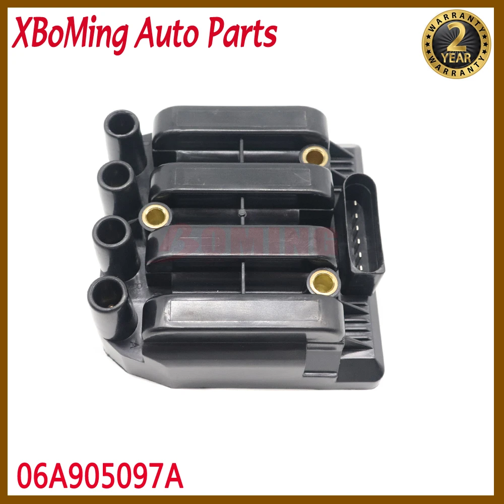 

06A905097A Автомобильная Катушка зажигания для Volkswagen Bora Jetta Beetle Golf Clasico CADDY III 2,0 л Skoda Octavia 06A905097 UF484