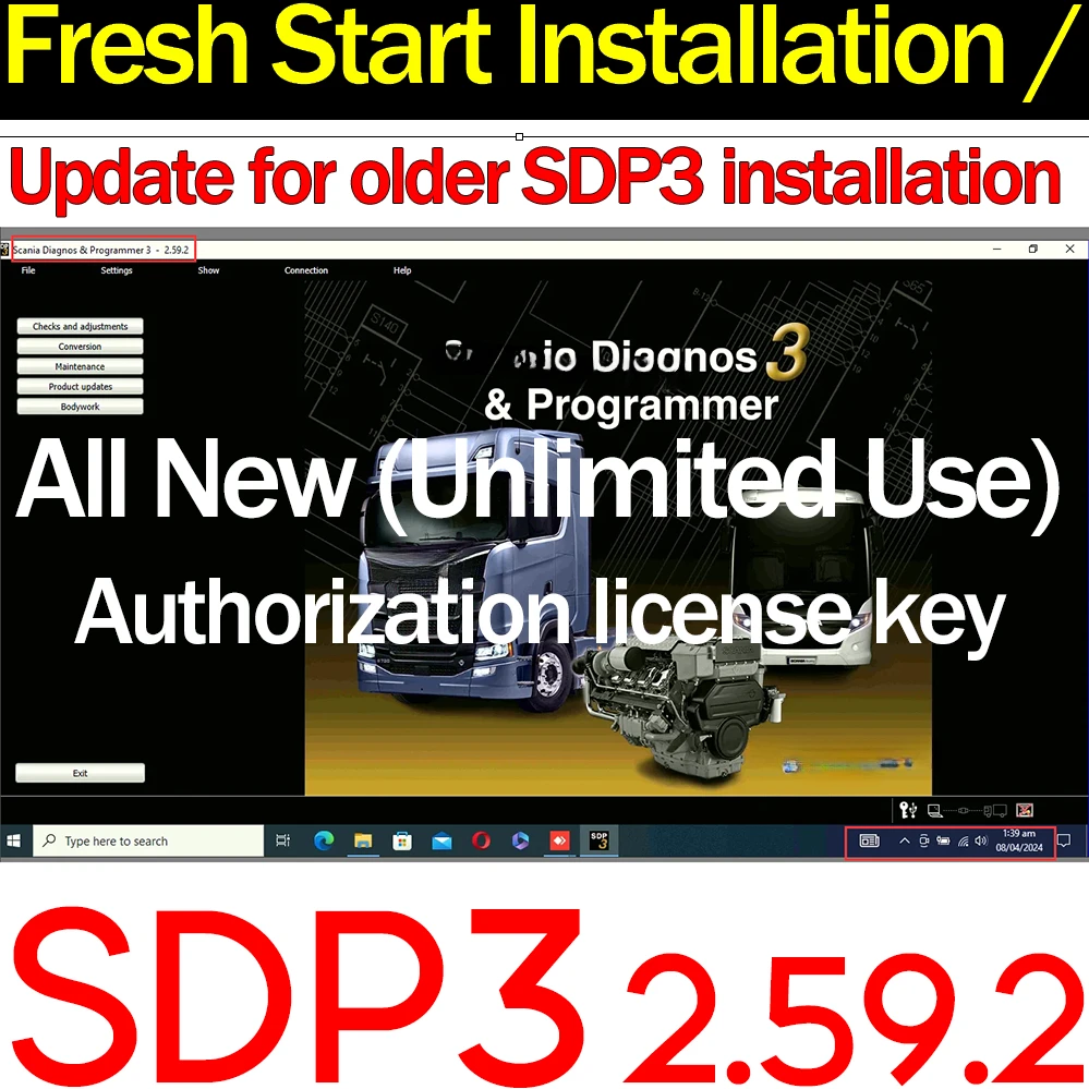

Новинка 2024 года, обновление релиза SDP 3 2.59.2 для быстрой диагностики авто com, диагностический сканер Del-phi
