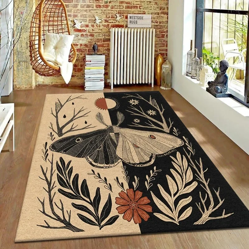 American Retro Animal Large Area Carpet Iving Room New Hotel and Homestay Home Decoration Mats Study Room Dirt Resistant Rugs