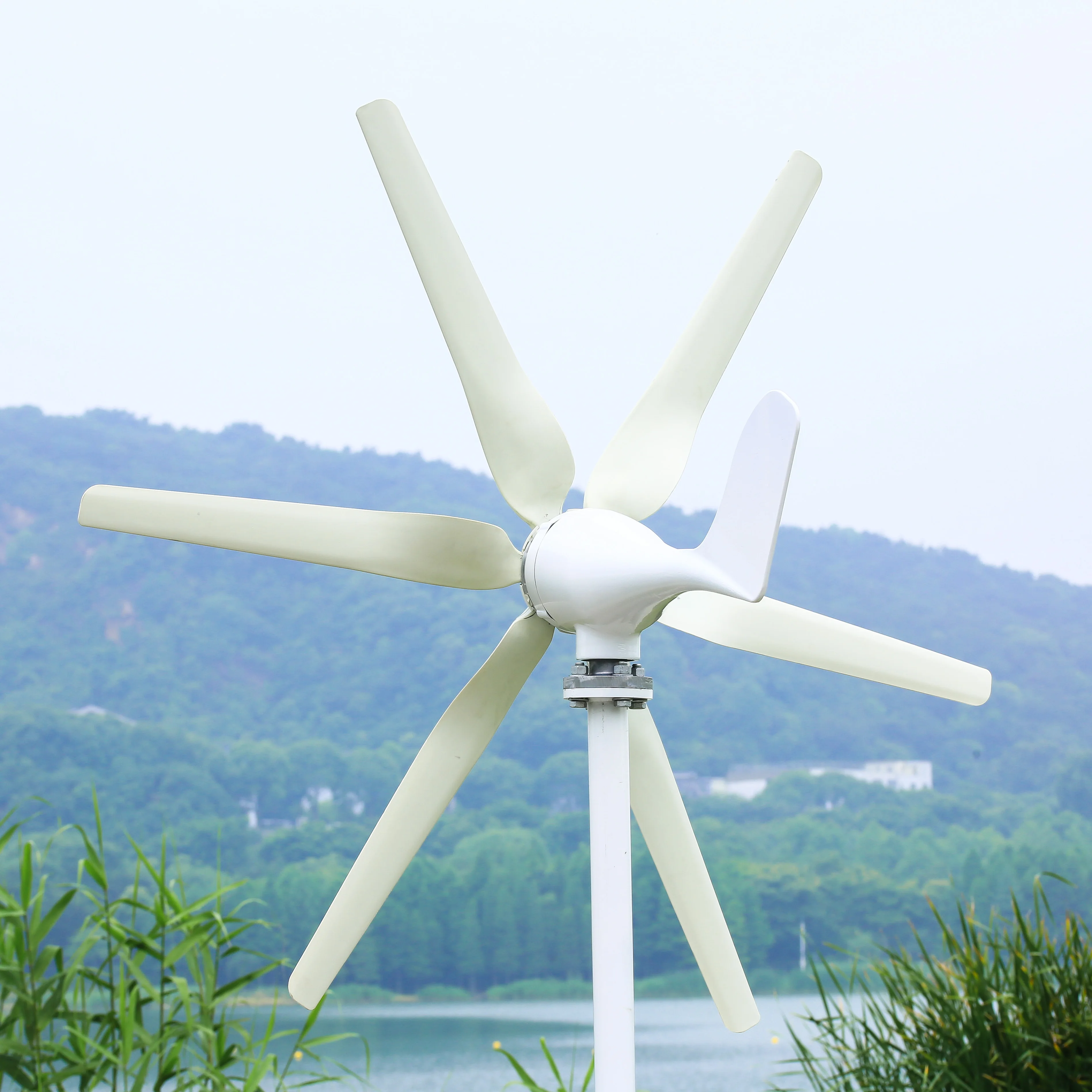 12V 24V Elektriciteitsgenerator Draagbare 800W Windenergie Generator Windgenerator Voor Thuis
