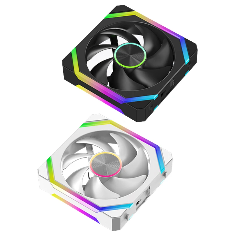 JUMPEAK HS120 Halo ARGB Cooling Fan 360mm 240mm Modular Stackable