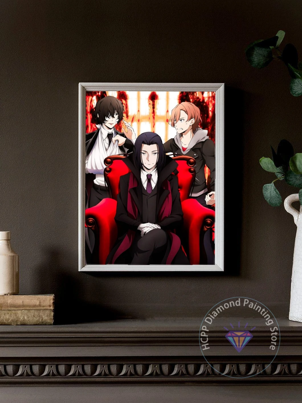 Bungo Stray Dogs Diamond Painting Kit 5D DIY Diamond Embroidery Cross Stitch Handmade Art Gift Crafts Home Decor Children Gift