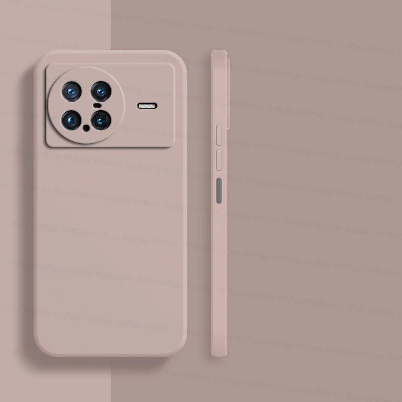 Shockproof Liquid Silicone Phone Case For Vivo X Note X70 Pro Plus_voghion.com
