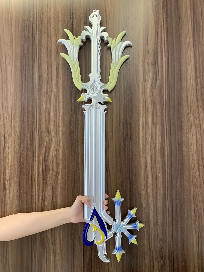 Kingdom Hearts Keyed Blade Covenant Guardian Cosplay Roxas Key Blade Prop Weapon Sword Safety PU Model Cos Toy Gift