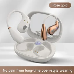 Wireless HiFi TWS Bluetooth Earphones - Waterproof and Convenient for Sports, Running, and Gaming (Golden)