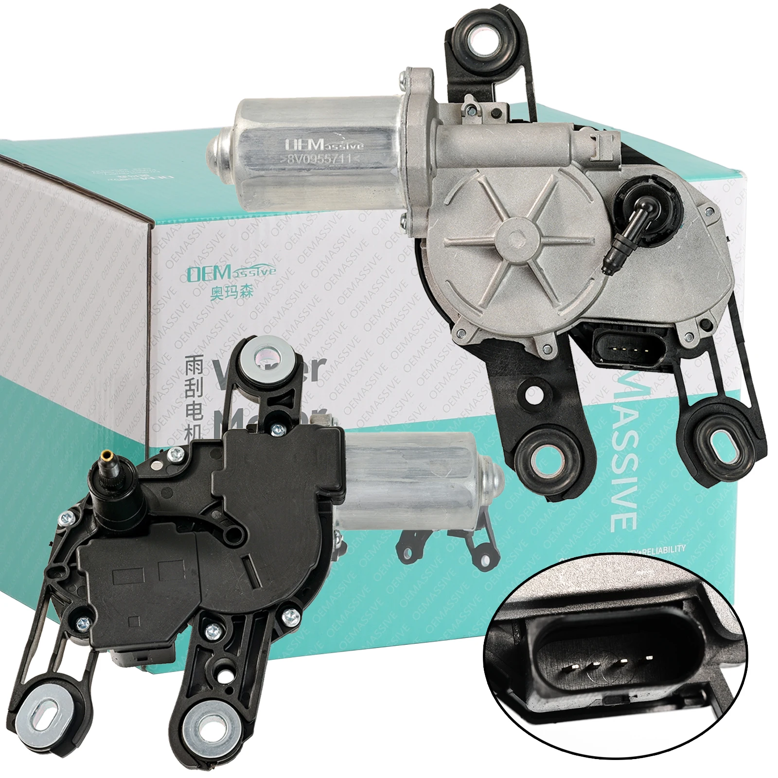 Car Rear Window Windscreen Wiper Motor 12V For Audi A3 8V Hatchback 2013 2014 2015 8V0955711 8V0955711A
