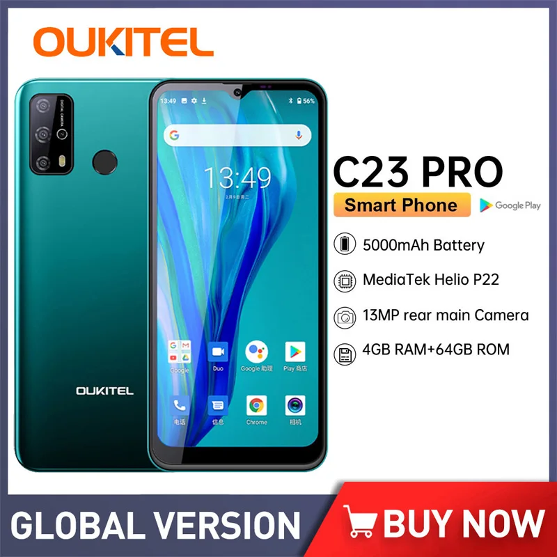 

Oukitel C23 pro смартфон на android 6.53inch 5000mAh 4G LTE смартфоны дешевые мобильный телефон 8PM/13PM камеры смартфон