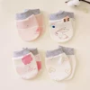 5 Pairs/Set Baby Cotton Soft Mitten Newborn Anti-eat Hand Anti Scratch Face Protect Glove Baby Gloves 0-3 Months 1