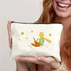 Harajuku Women's Fashion Makeup Bag Little Prince Earth Space Fashion Storage Bag Environmental Protection Large Capacity Wallet 3