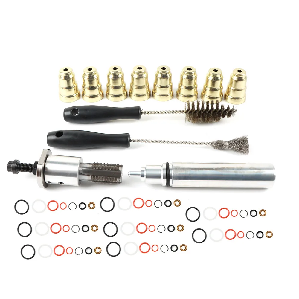 

Powerstroke Diesel Injector Sleeve Cup Installer Remover Tool Kit for Ford Navistar CAT 3126 3126B 3126E Diesel Engines