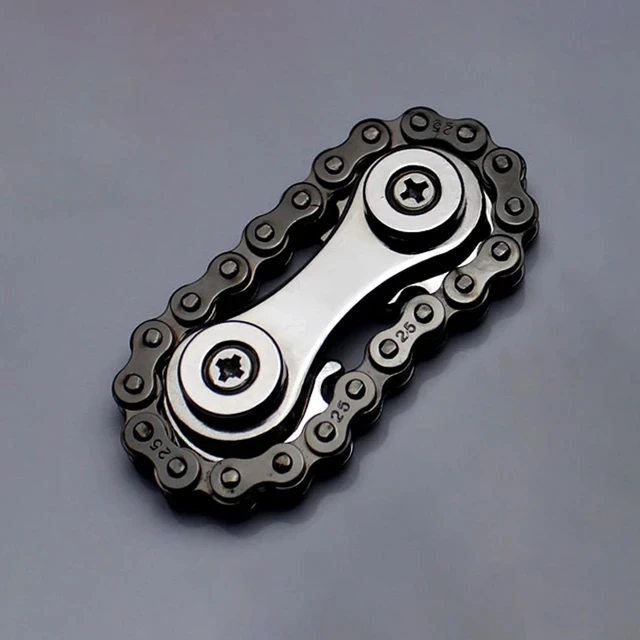 Sprockets Flywheel Fingertip Gyro Fidget Spinner - Antistress Anxiety Relief Metal Toy