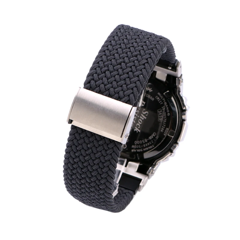 thumbnail image 1 of Correa de tela para reloj Casio para G-SHOCK, correa de reloj modificada GMW-B5000, correa de reloj de nailon transpirable de alta elasticidad para deportes al aire libre, 1 of 5