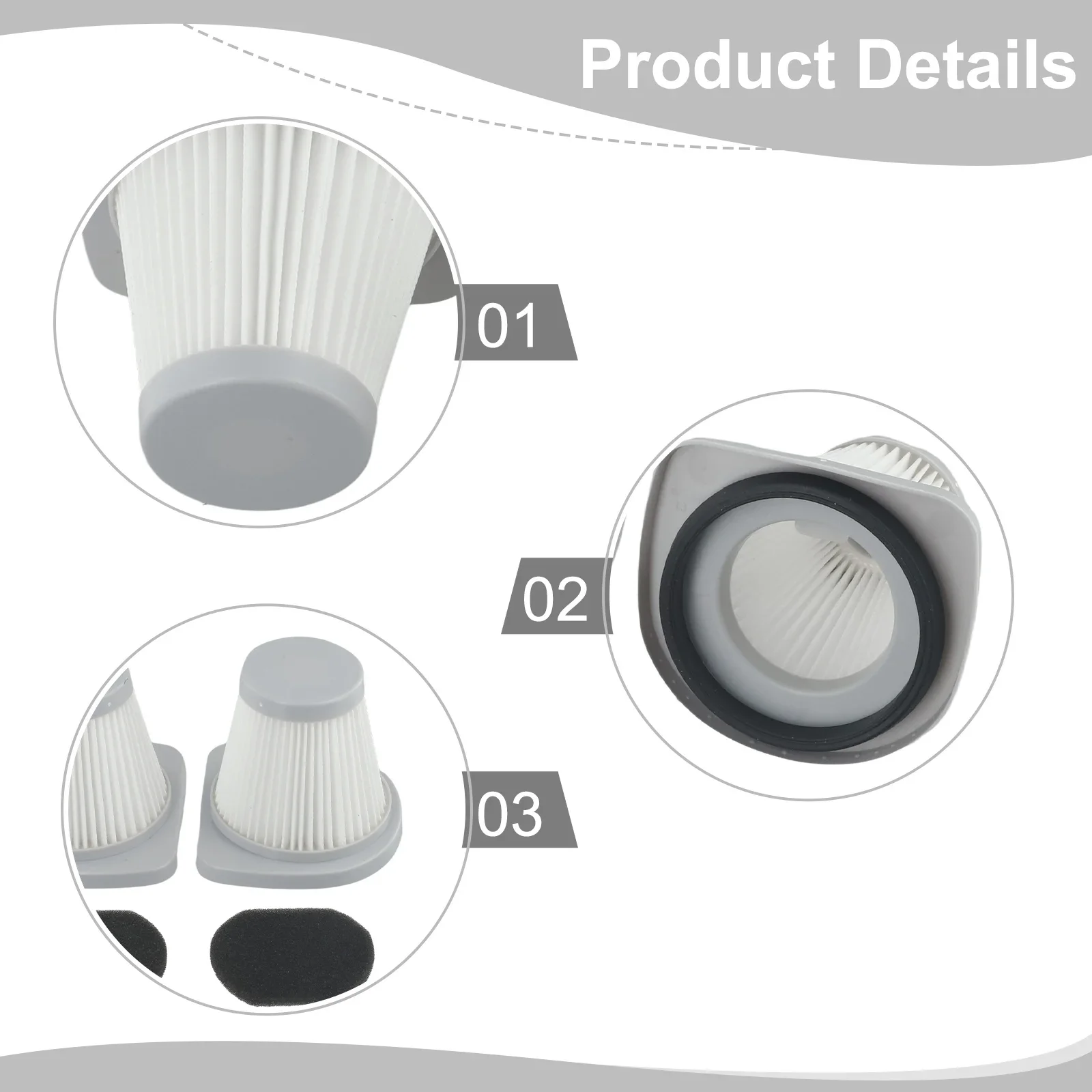

2pcs Filter Vacuum Cleaner Filter Parts For Merlin Vacuum Cleaner Filters Sweeper Accessory Reduce Dust Pollen Home Clean Tool