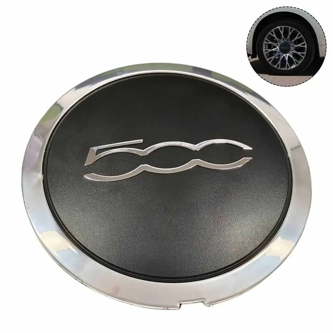 133mm Hubcap for Fiat 500 Wheels Centre Hub Caps Set 68078419AC 68078421AC Dust Cover Wheel Hub Cap Replacement 51884863 wheel center caps