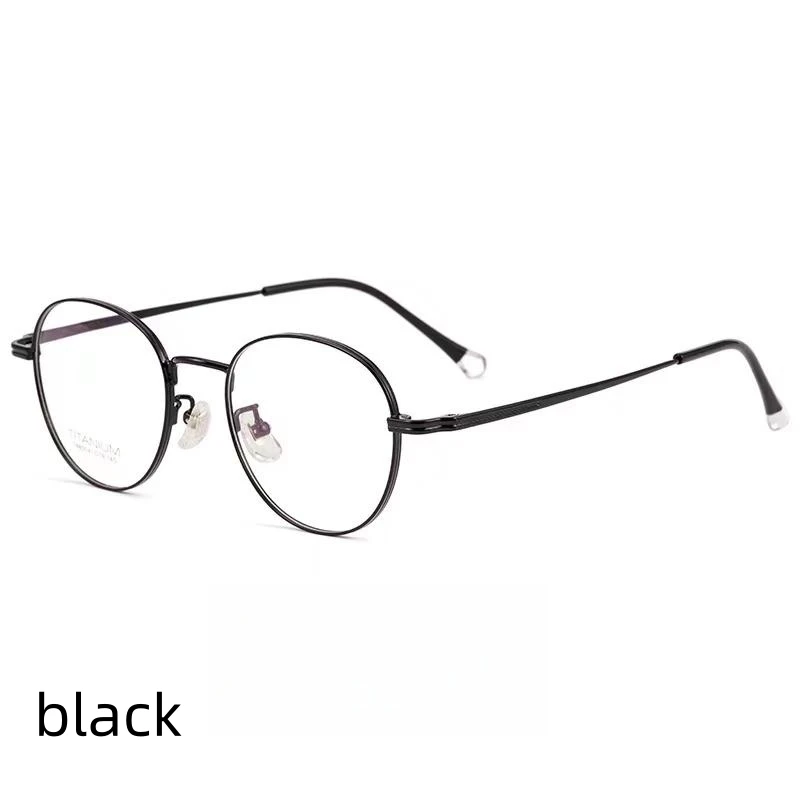 

47mm High quality small frame glasses Pure titanium glasses Men's retro optical prescription glasses Frame women T8805