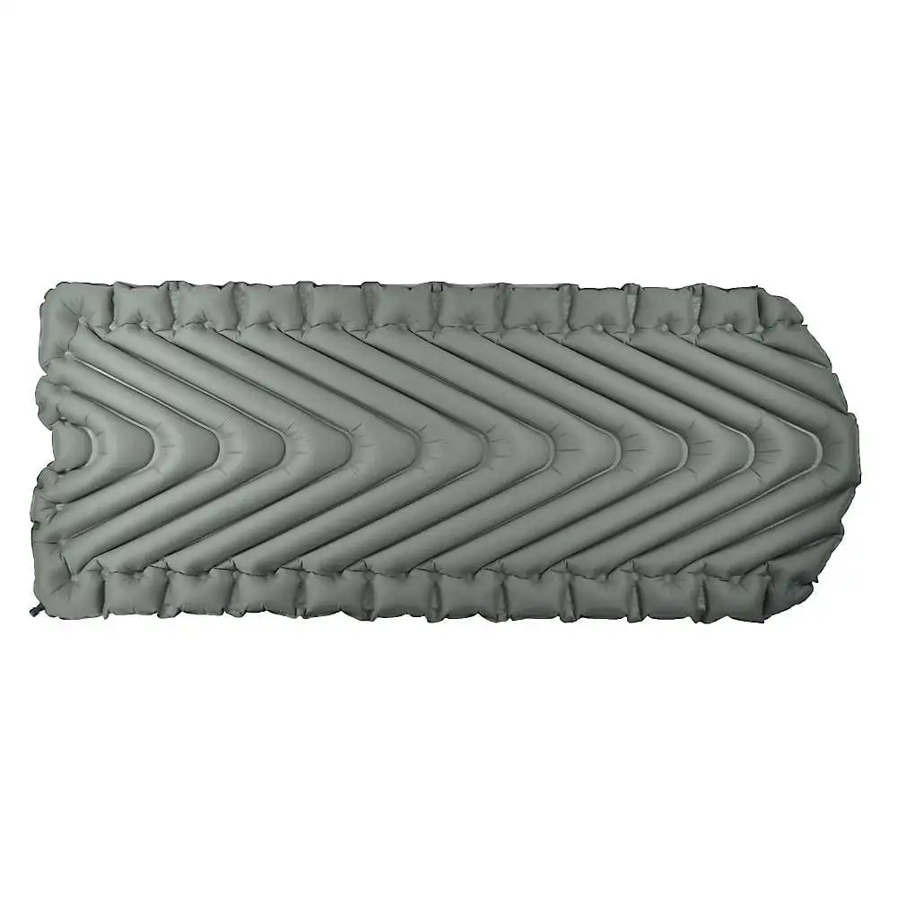 Klymit Static V Luxe Sleeping Pad, 76x30x3in, Stone Gray