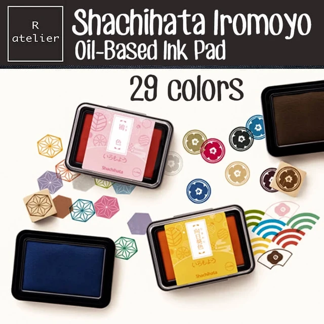 Shachihata Iromoyo Ink Pad (6 Colours)