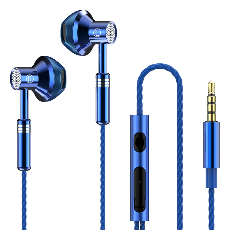 Headphone Headset 9D Stereo Earphones Mic In ear Wired Bass Wire Earbud