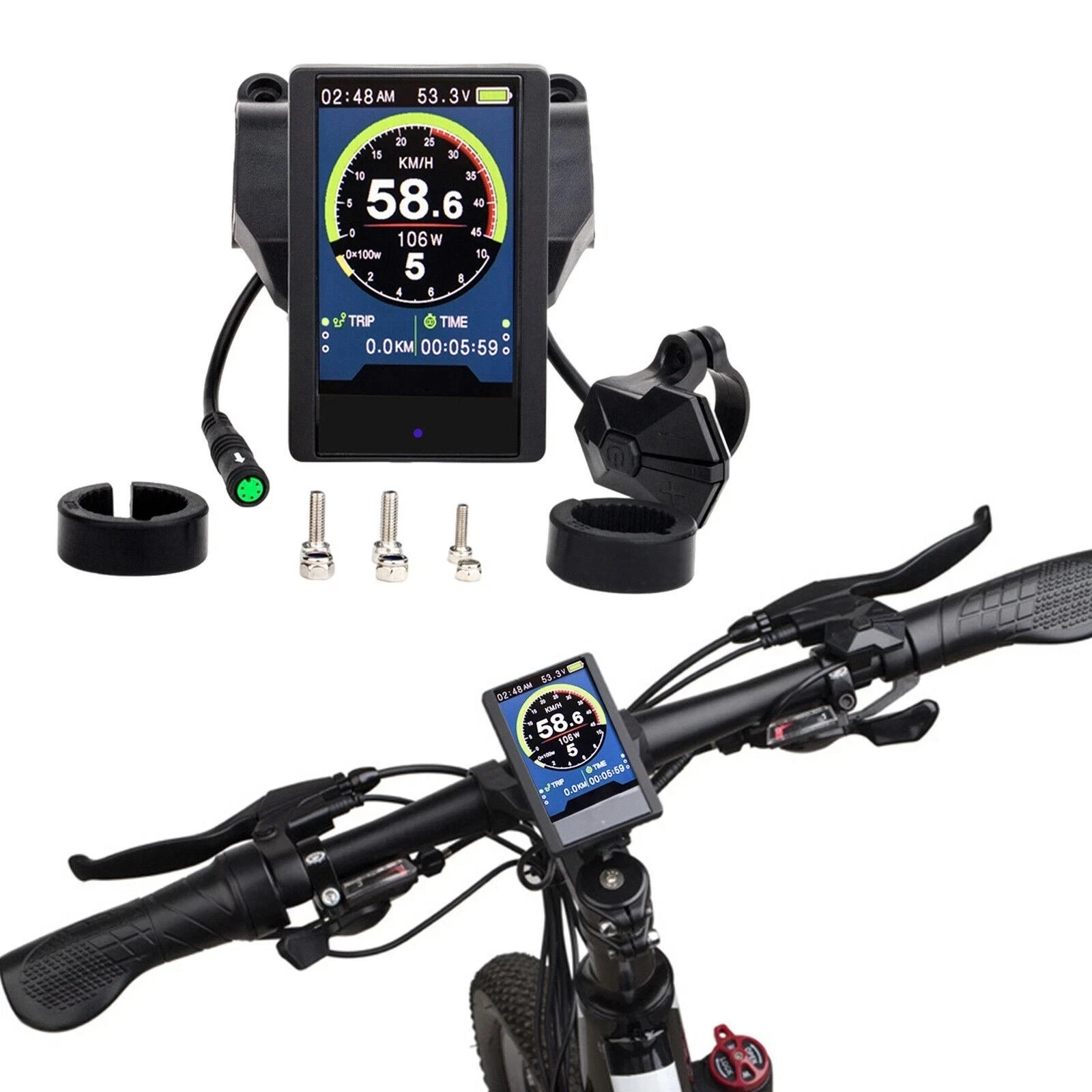 Ebike P850C LCD 디스플레이 UART 프로토콜 (바팡 BBS01 BBS02 BBSHD 미드 드라이브 모터용)