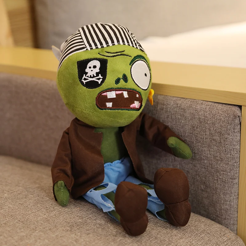 30cm rośliny kontra Zombie wypchane pluszowe lalki mikrofon Zombie gazety Zombie gra animowana Cosplay Anime rysunek prezenty dla dzieci