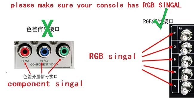 Cabo Monitor Colorido para Sega Saturn Rgbs Rgb Sega Md2 Game Sega Md1 - Image 4
