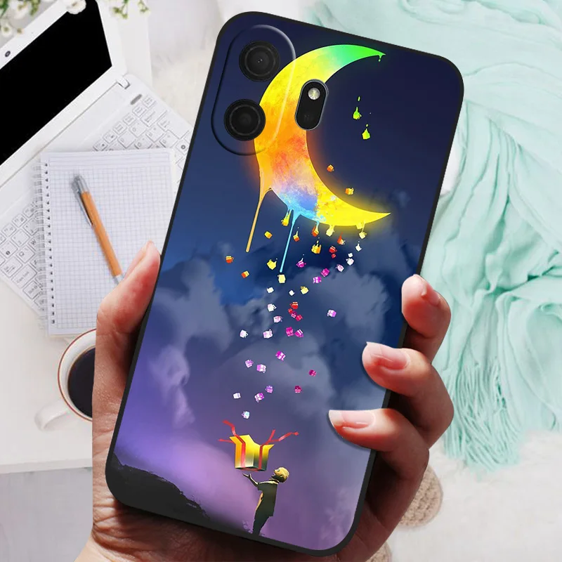 TCL NxtPaper70 Pro Cartoon Silicone Back Cover - Soft Bumper Coque