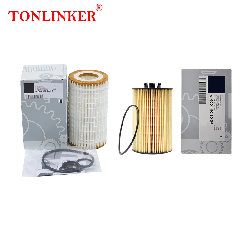 TONLINKER Cabin Air Filter Oil Filter For Mercedes Benz CLS-Class W219 C219 2004-2010 CLS 280 300 350 500 550 55 63 AMG AT