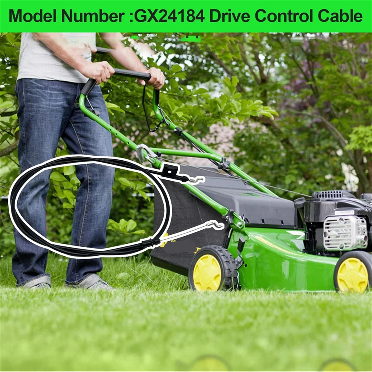 Bedienerkabel GX24184 Für John Deere Rasenmäher – Passend Für JS26, JS28, JS36, JS38 Und Mehr