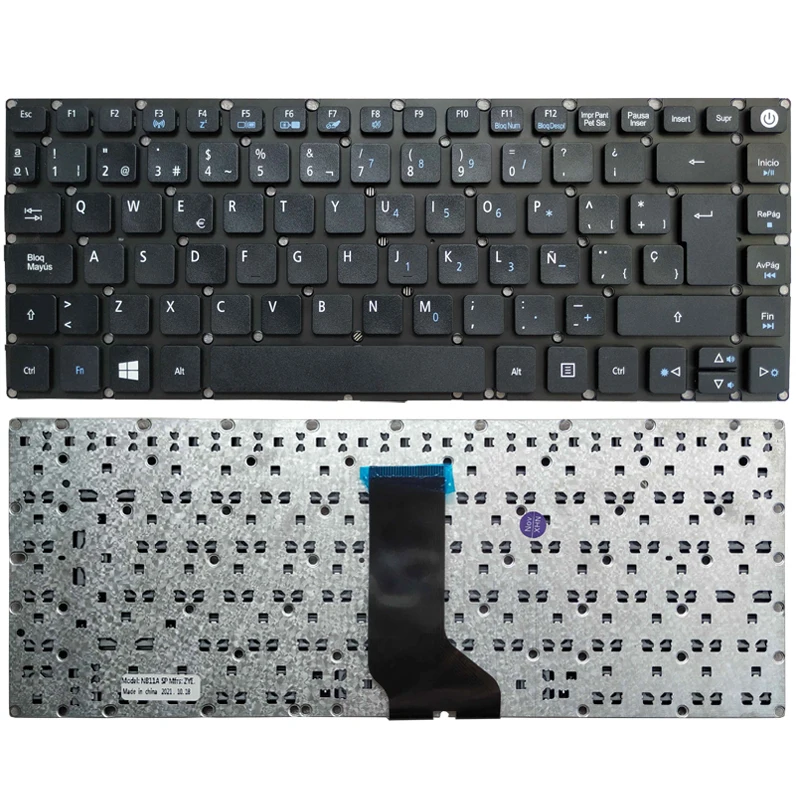 

Новая клавиатура для ноутбука с испанской раскладкой для Acer Aspire E5-475G E5-475 E5-476G E5-422 E5-422G E5-452G ES1-420