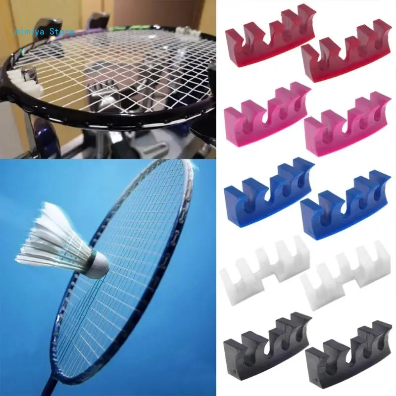 Badminton Stringing Racquet Load Spreader Badminton Racket Load Adapter Protector 2PCS