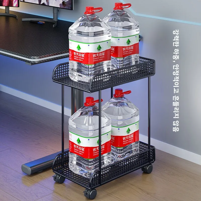 데스크탑 컴퓨터 본체 브래킷 사무실 책상 아래 열 방출 저장 랙 이동식 컴퓨터 케이스 베이스 플레이트