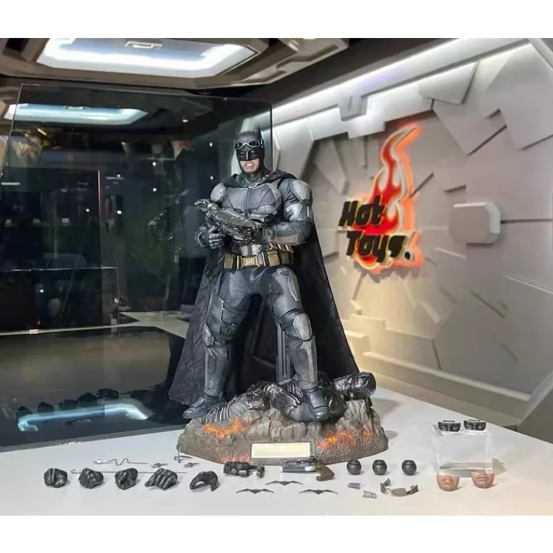 Hot Toys Ht Tms085 1/6 Justice League Batman War Armor Super Hero Peter Schneider Set Completo 12 Pollici Action Figure Regali Da Collezione