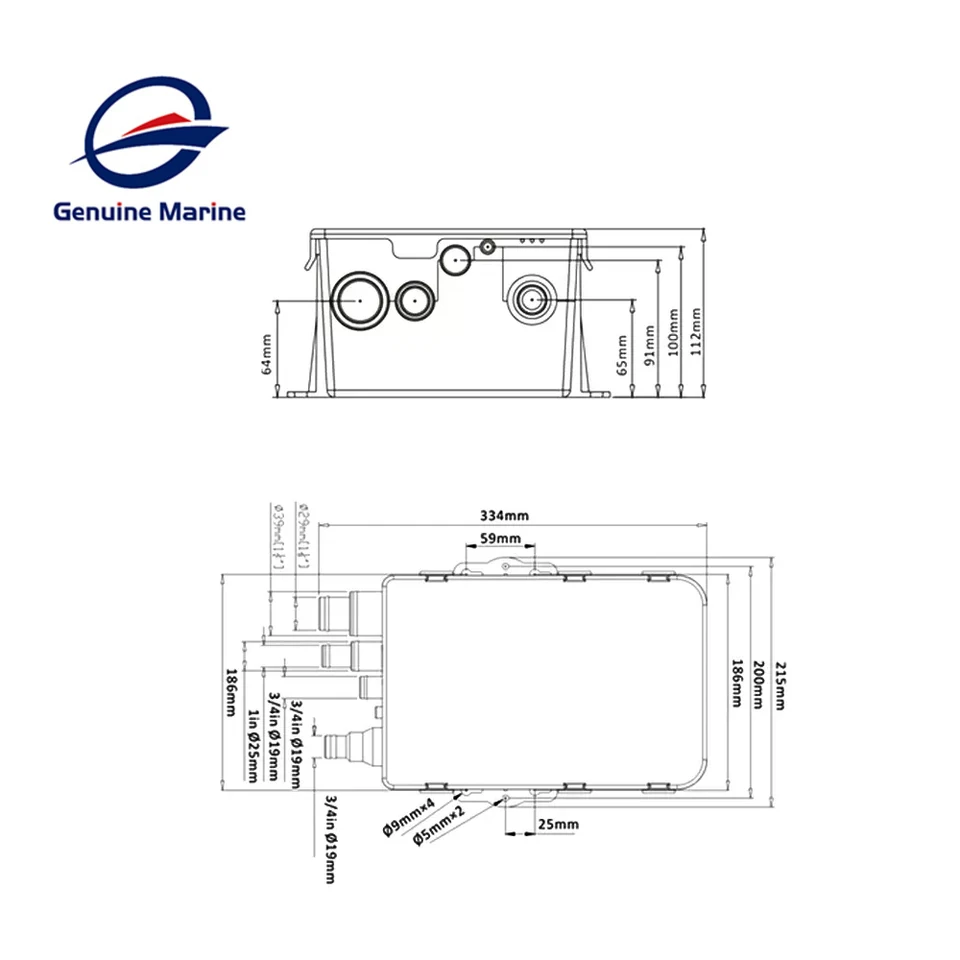 SEAFLO 750GPH Shower Sump Pump Kit – 12V Auto Bilge Drain System For Boat, Marine, RV