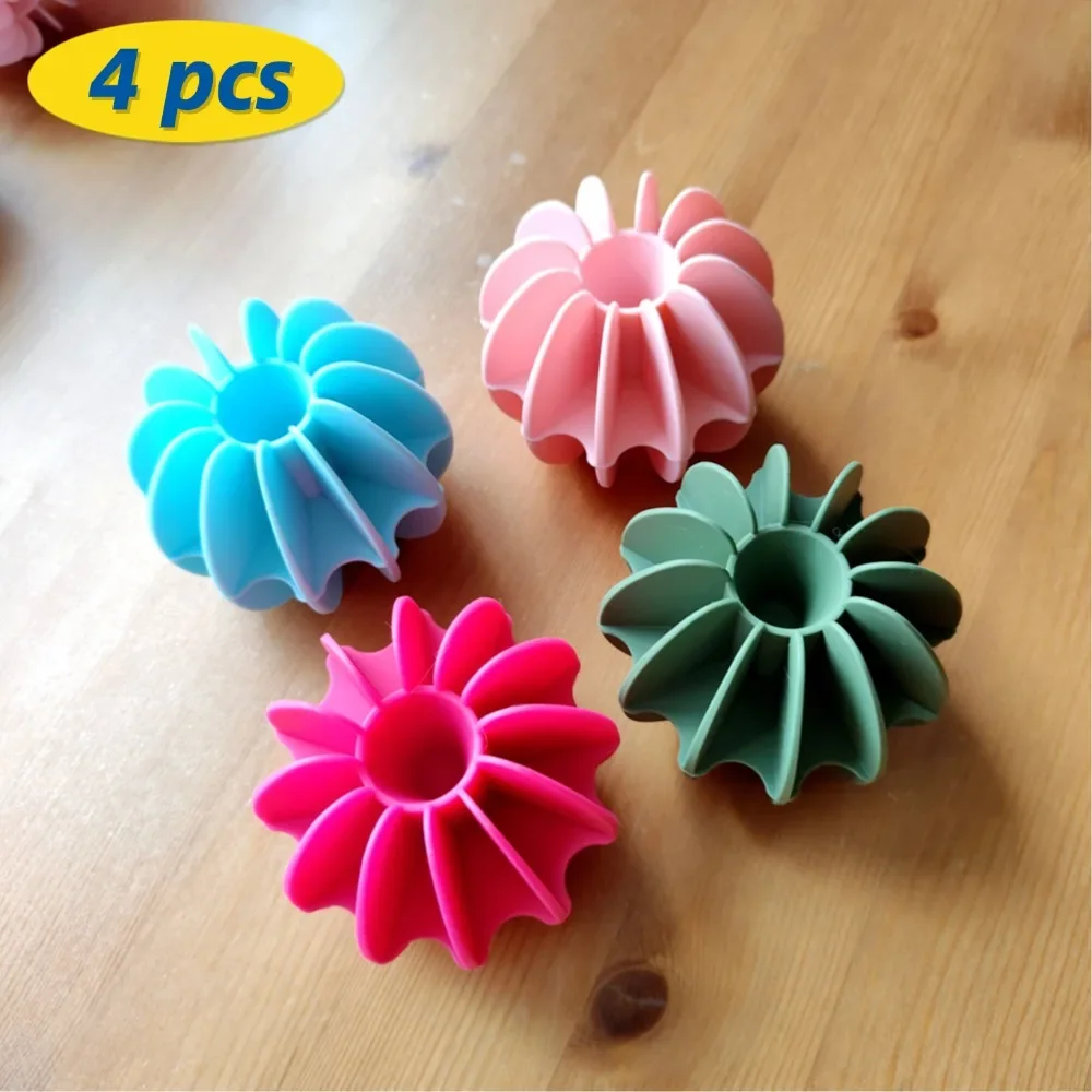 4CPS Laundry Ball Reusable Silicone Clothes Hair Cleaning Tools Pet Hair Remover Washing Machine Cat Catcher Laundry Ball