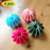 4CPS Laundry Ball Reusable Silicone Clothes Hair Cleaning Tools Pet Hair Remover Washing Machine Cat Hair Catcher Laundry Ball 6