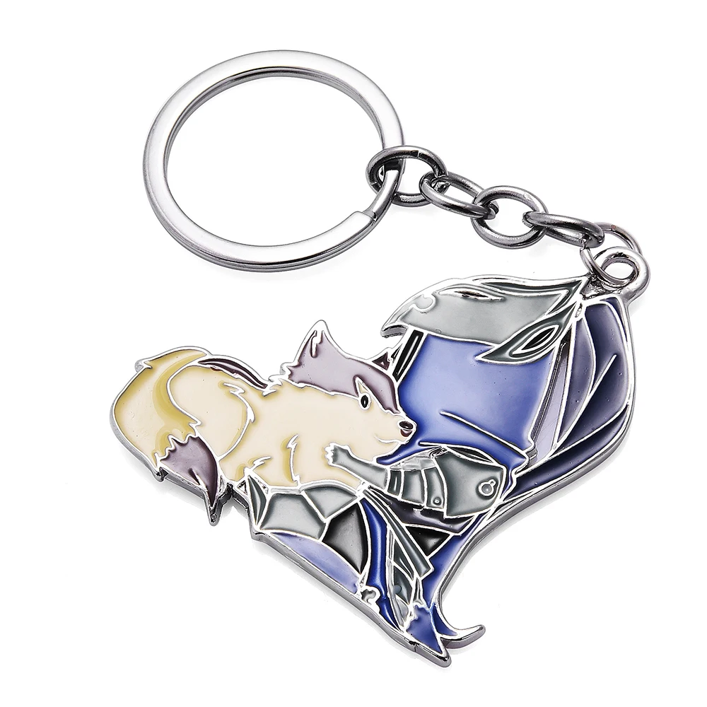 Dark Souls Inspired Sun Shield and Sword Keychain Pendant Cosplay Jewelry