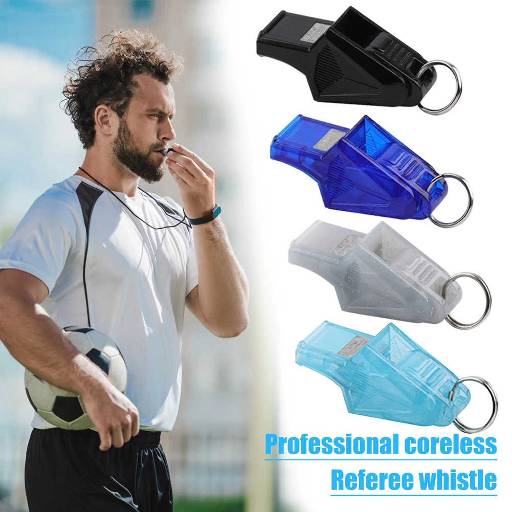 Extra Loud Sports Whistle Ball-Less Design Loud Crisp Sound Whistle  with Rope Mouthguard for Coaches Referees Lifeguards
