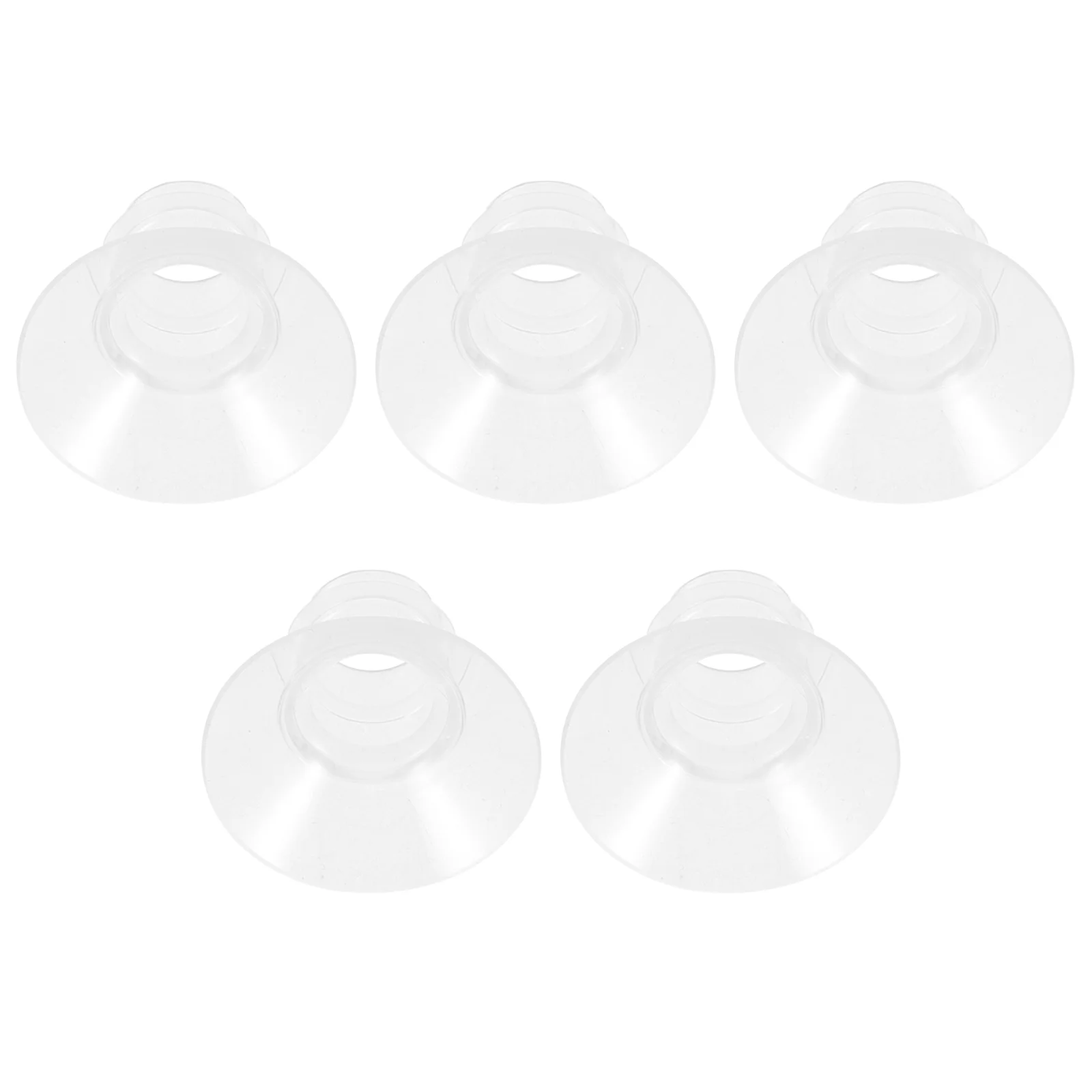 

5 Pcs Breast Pump Horn Size Converter Silicone 19mm Wearable Breast Pump For Electric Breast Pump for Wearable Plug-in