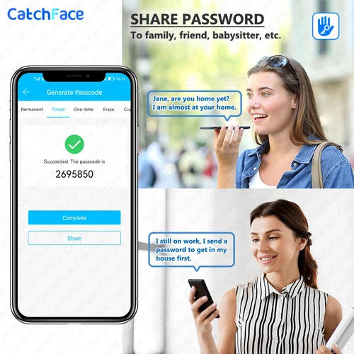 TTLock 스마트 지문 도어락, 와이파이 앱 잠금, 블루투스 잠금 해제, 지능형 보안 잠금, 생체 인식 전자 도어락 6