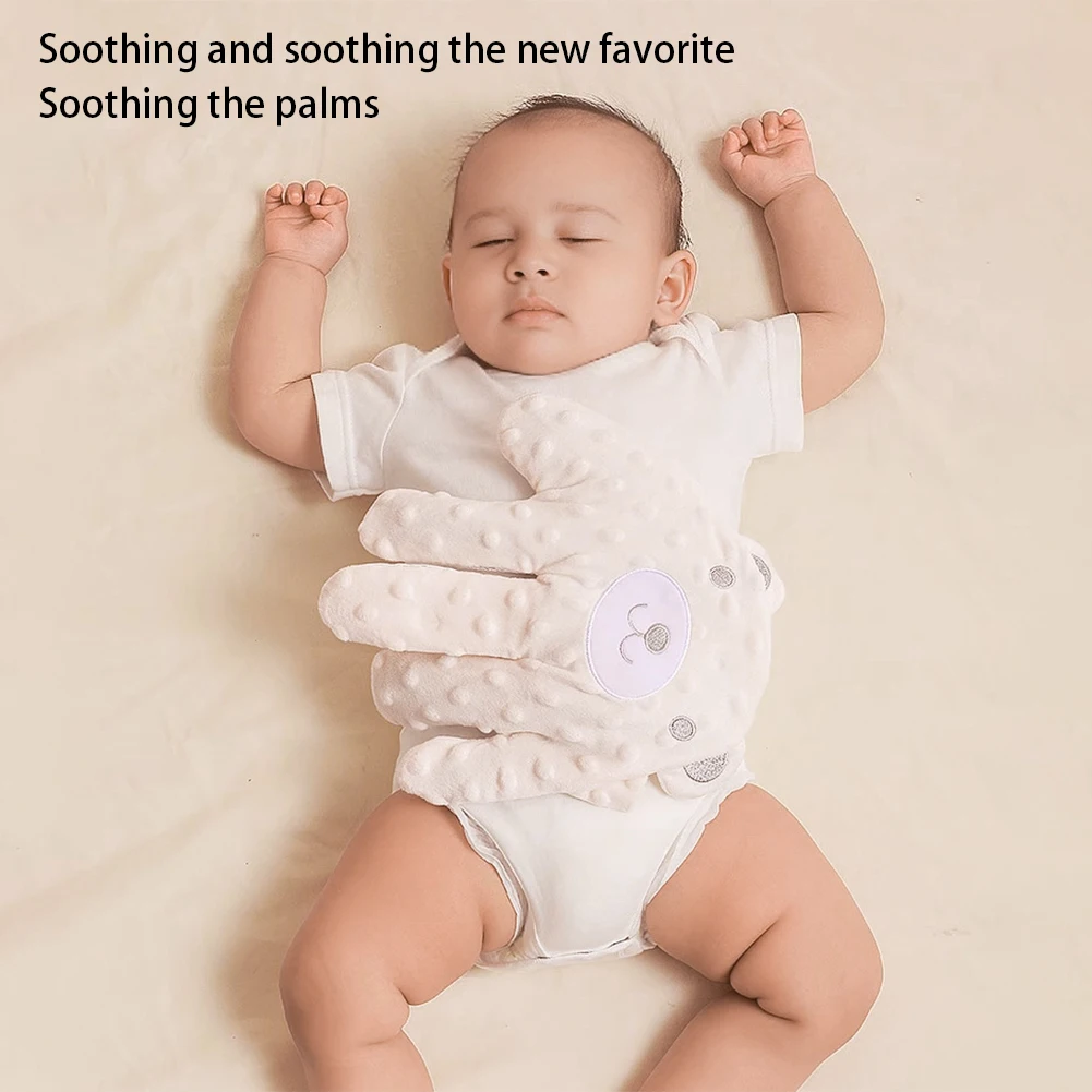 Cuscino Lenitivo Per Bambini A Forma Di Mano – Dispositivo Per Accarezzare Il Sonno, Morbido In Poliestere, Con Telecomando E Velocità Regolabile, Aiuta A Calmare E Rilassare Il Neonato