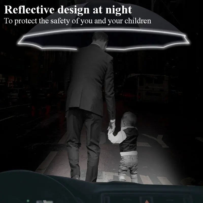 120cm Big Automatic Quality Double Layer Umbrella Rain Xiaomi 3 Fold Windproof Large Outdoor Men Woman Paraguas Parasol | Дом и сад