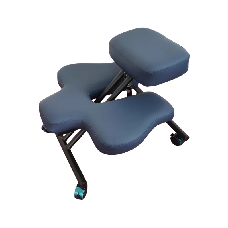 Adjustable Ergonomic Kneeling Chair Home Office Computer Chair with Casters Upright Stool Students Improves and Corrects Posture movable lifting small table with pulley small sofa bedside table standing upright laptop office desk