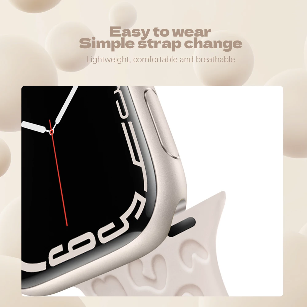 Engraved Silicone Strap