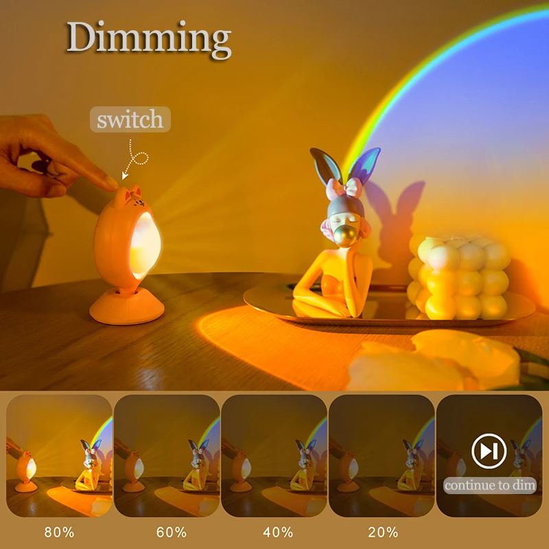 �ϸ� �������� �� LED �� �� USB ������ LED �ϸ� ���� 7 �� Dimmable ������ ���� ħ�� ��� Nightlight