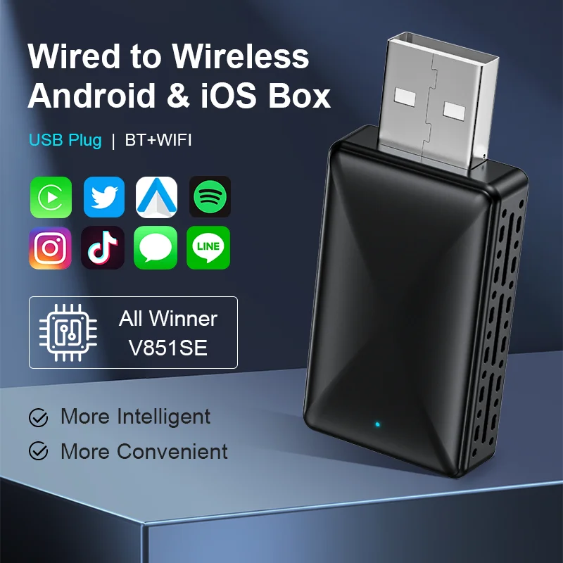 Android-Auto-Adapter-bezprzewodowy-najnowszy-Mini-Body-Smart-AI-w ...