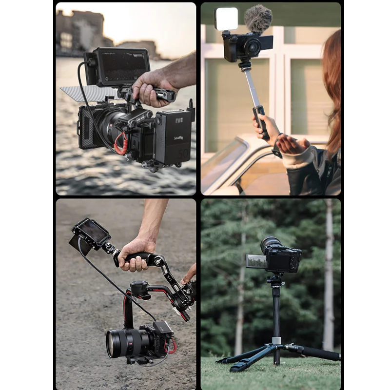 SmallRig Camera Cage Kit for Sony A6700 Half Cage Baseplate & Cold Shoe Mount Plate Studio Expansion Kits for Sony Alpha A6700 images - 6