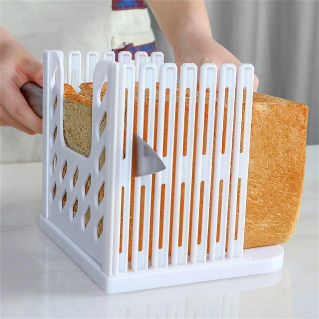 ABS Bread Slicer Loaf Bread Sandwich Cutter Mold Kitchen Tools Eco-Friendly  Sandwich Cutting Slicing Ham Cheese Loaf Slicer