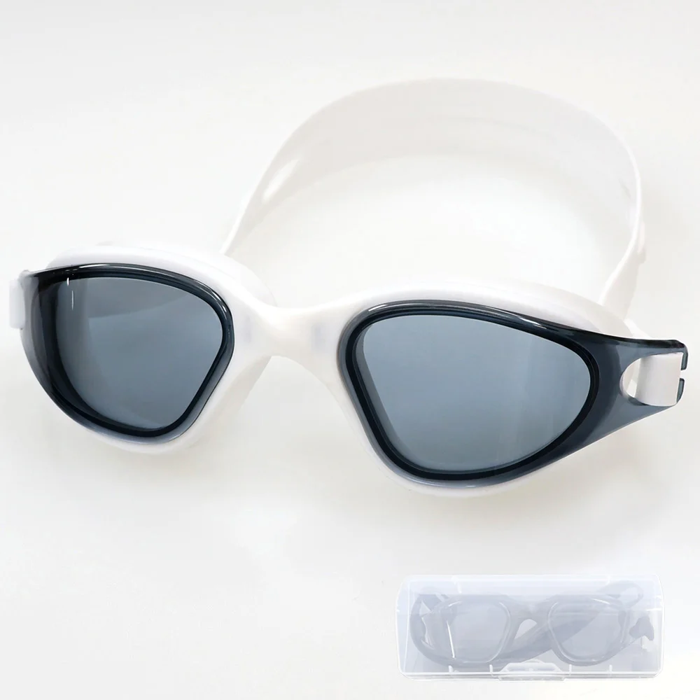 Schwimmbrille, professionelle wasserdichte Schwimmbrille, kein Auslaufen, Antibeschlag, für Erwachsene, HD-Antibeschlag-Silikon mit tragbarem Etui – Detail 10